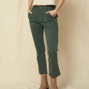 AMO EASY ARMY TROUSER  (Color: EVERGREEN; Size: 32)